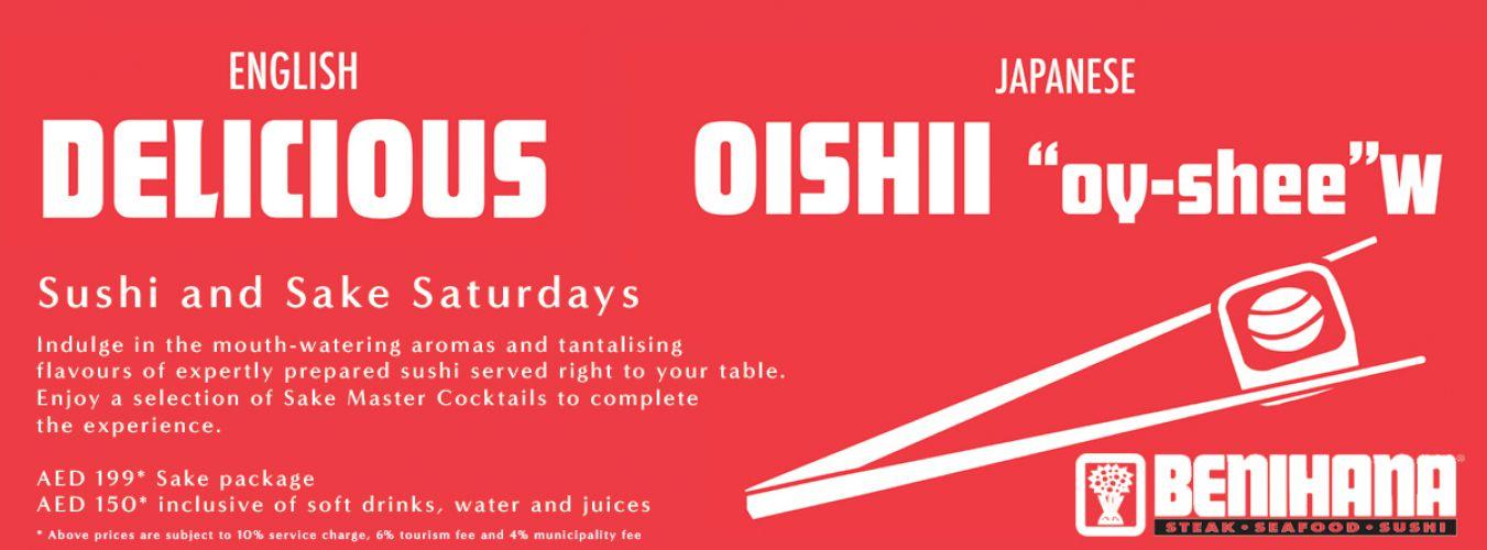 Sushi & Sake Saturdays @ Benihana