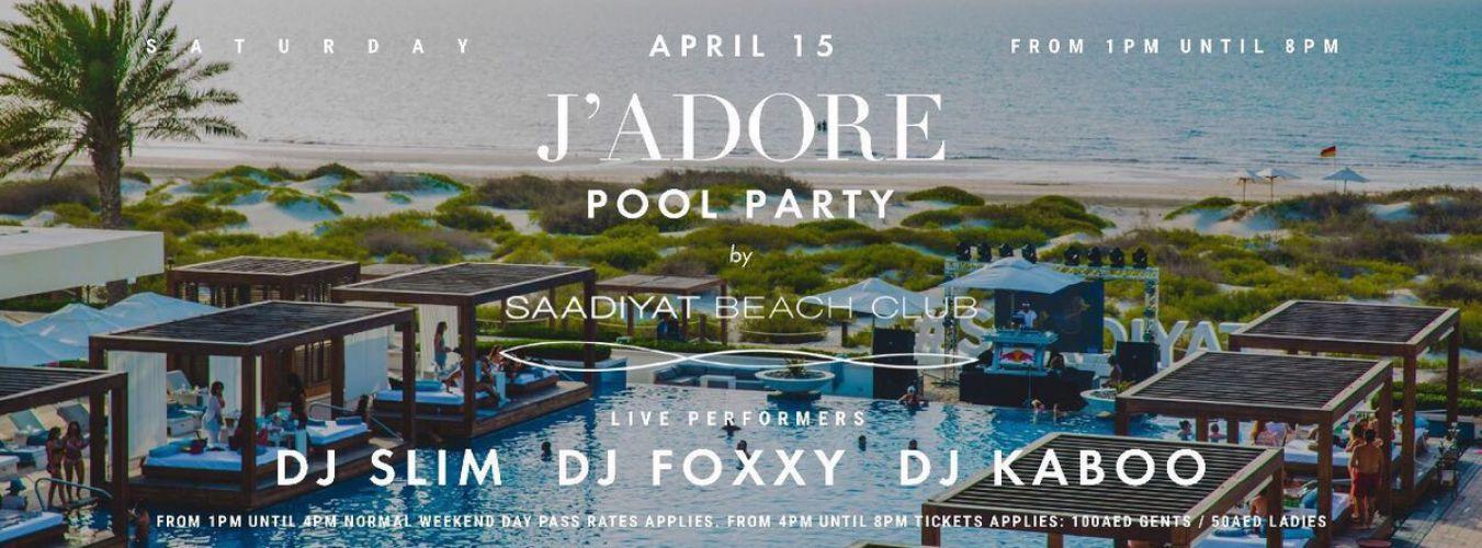 J’Adore @ Saadiyat Beach Club