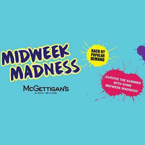 Midweek Madness at McGettigans AUH