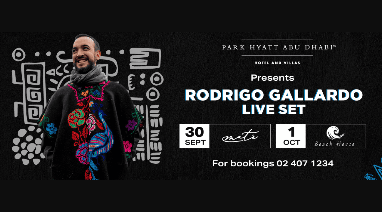 WORLD-RENOWNED CHILEAN MUSICIAN, RODRIGO GALLARDO, TO PERFORM AT PARK HYATT ABU DHABI
