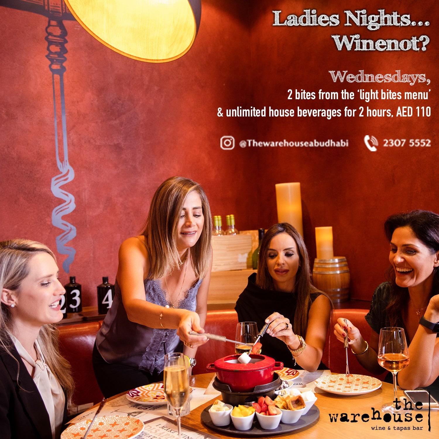 Ladies night, winenot?