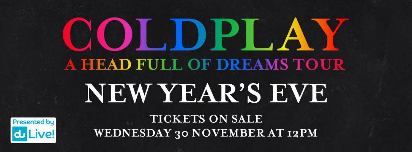 Coldplay Live in Abu Dhabi for New Year’s Eve