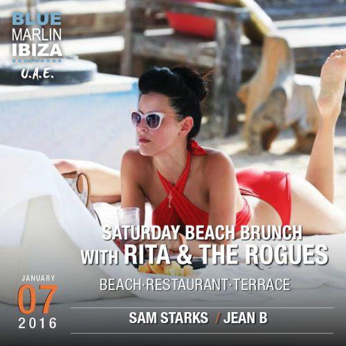 SATURDAY BEACH BRUNCH WITH RITA AND THE ROGUES