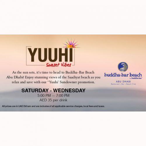 YUUHI- SUNSET VIBES @ Buddha-Bar Beach Abu Dhabi
