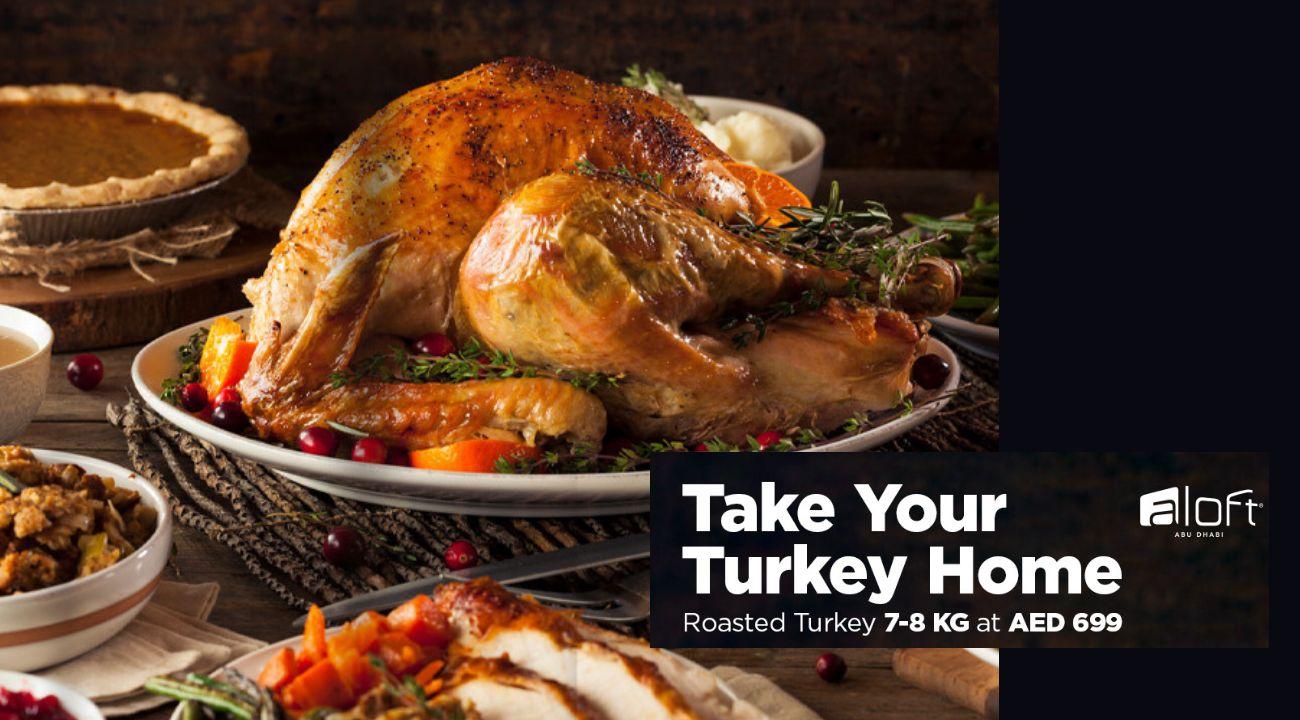 Aloft Abu Dhabi: Take Your Turkey Home!